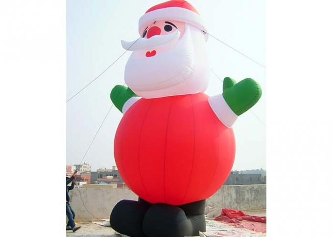Μοντέρνα Χριστούγεννα διογκώσιμος Άγιος Βασίλης υφάσματος της Οξφόρδης για τη διακόσμηση