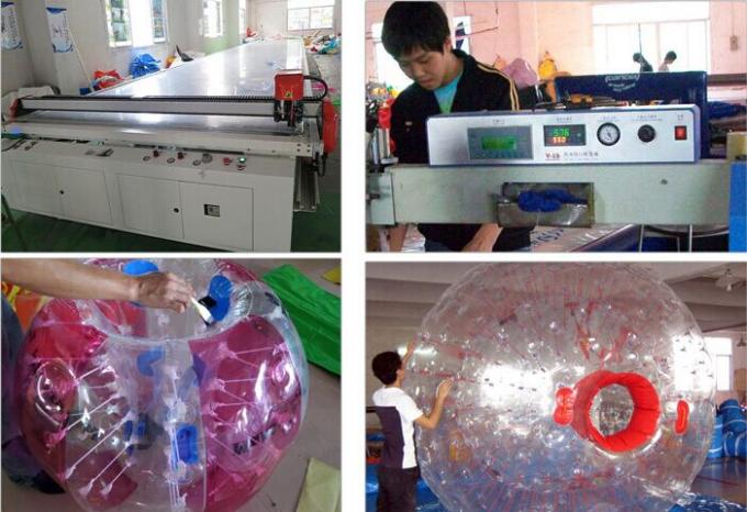 Το PVC/TPU προσάρμοσε τα διογκώσιμα παιχνίδια νερού που κυλούν τη σφαίρα με τη μακροζωία/τη δύναμη