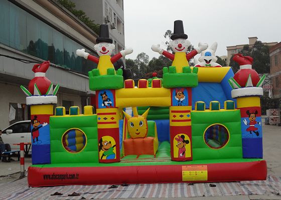Κίνα διογκώσιμη παιδική χαρά πόλεων διασκέδασης νεράιδων λουλουδιών μουσαμάδων PVC 0.55mm για τα παιχνίδια διασκέδασης προμηθευτής