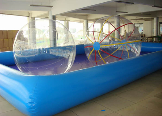Κίνα Συνήθειας ανθεκτική τετραγωνική/στρογγυλή μορφή λιμνών σφαιρών νερού κατωφλιών διογκώσιμη για το παιχνίδι παιδιών προμηθευτής