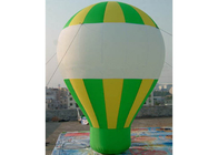 Ballon υφάσματος 0.45mm Οξφόρδη πράσινη/κίτρινη διογκώσιμη πρότυπη μορφή για την προώθηση