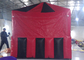 Κόκκινη/μαύρη μικρή διαμορφωμένη κύβος διογκώσιμη σκηνή αέρα για το μουσαμά PVC γάμου ή έκθεσης προμηθευτής