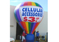 Ανθεκτικό PVC μπαλόνι ηλίου μουσαμάδων γιγαντιαίο διογκώσιμο για το Κόμμα προμηθευτής